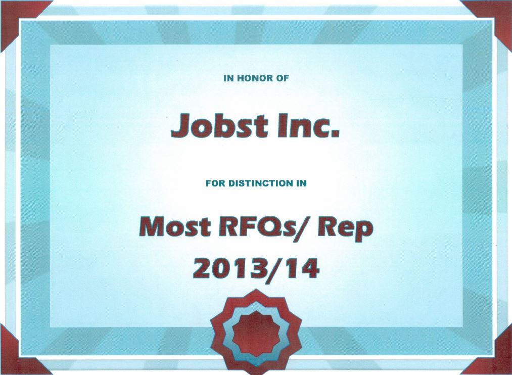 Jobst Inc RFQ Award